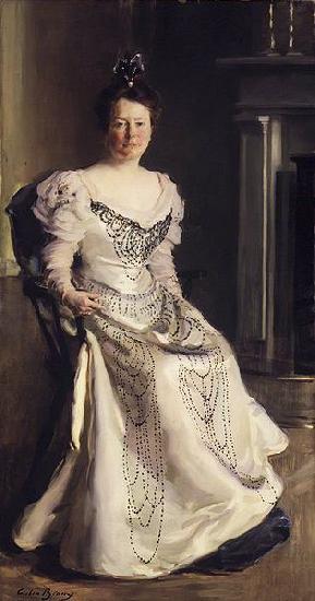 Cecilia Beaux Mrs. Robert Abbe (Catherine Amory Bennett) oil painting image